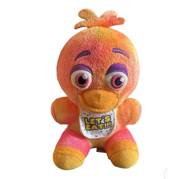 Funko Five Nights at Freddy's {FNAF} Tie-Dye Chica Collectible Plush Doll Orange - Picture 1 of 4